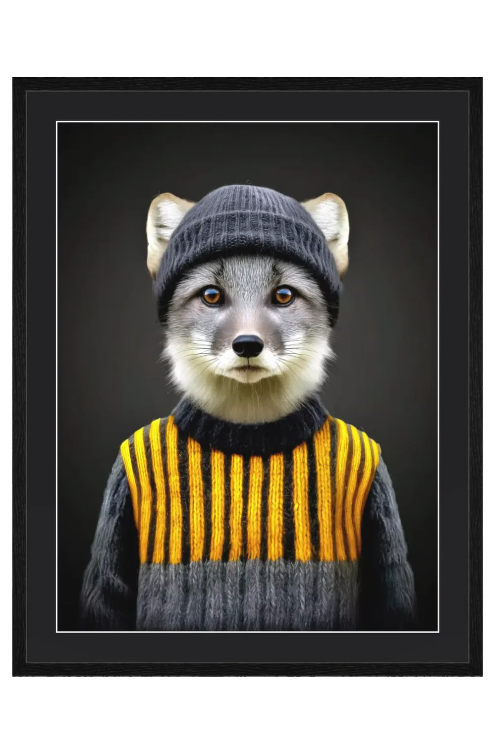 Otto · Black Edition 60×80 cm · Hamburg black oak frame · Hahnemühle Photo Rag